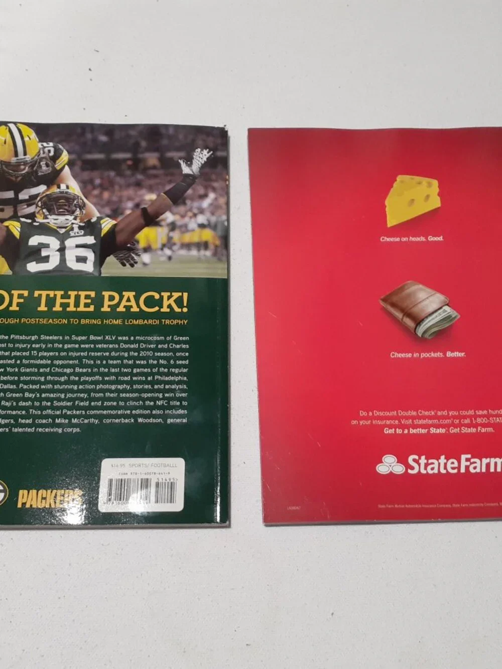 Green Bay Packers 2010 Return to Titletown, 2014 yearbook NFL